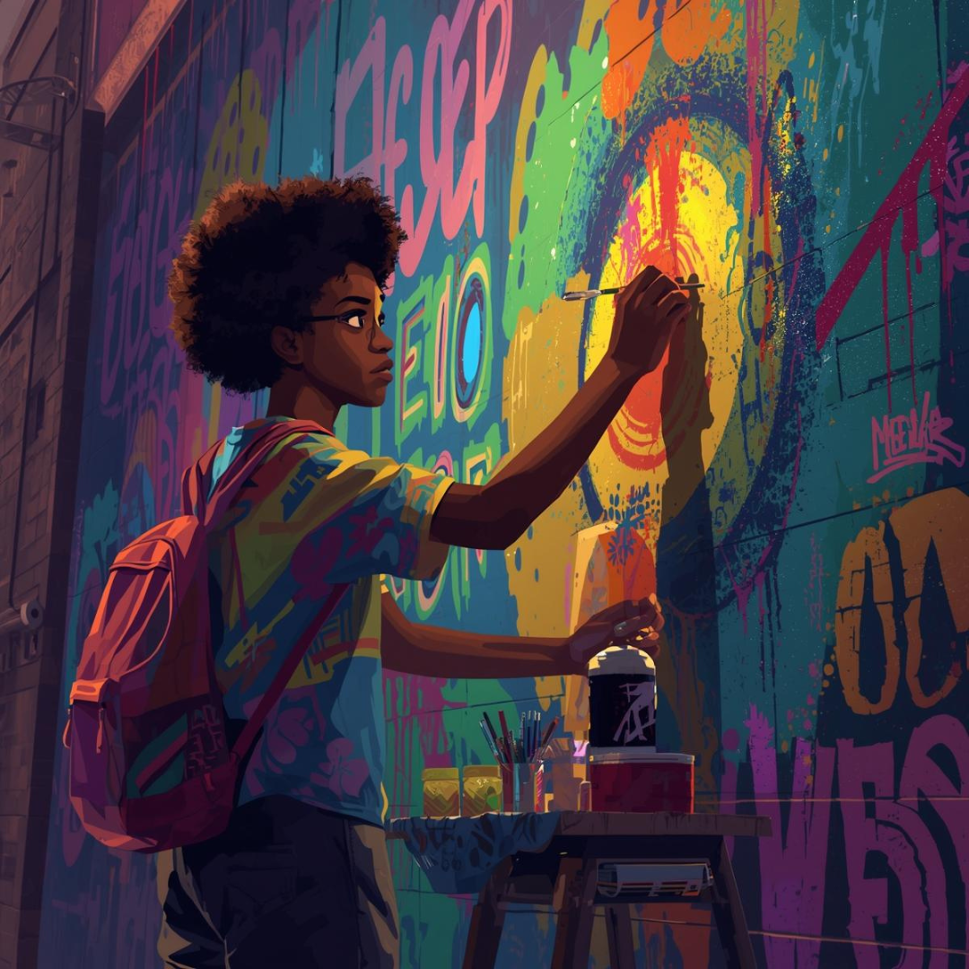 Paint your vision! Use art to comment, celebrate, or call for change.
Task: Create a digital or traditional artwork on the theme "Kenya Tomorrow" and record a 1min video explaining your piece of art. Upload: Video (MP4, under 200MB)