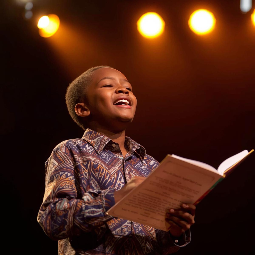 Words move mountains! Poetry heals and protests across Africa – from Sitawa Wafula to Grandmaster Masese.
Task: Take a 1.5 minute video of yourself reciting a poem by a Kenyan poet, or an original piece (theme: "Being Young in Kenya").
Upload: Video (MP4, under 200MB) with clear audio.